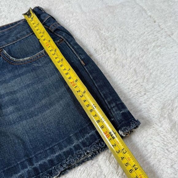 Vintage Y2K Bullhead Navy Women’s Denim Jean Mini Skirt - Picture 7 of 7